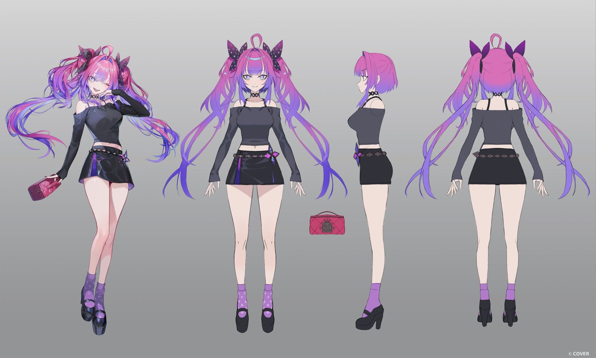 🎉『ホロナツパラダイス新衣装』 綺々羅々ヴィヴィ三面図🎉 7月開催中