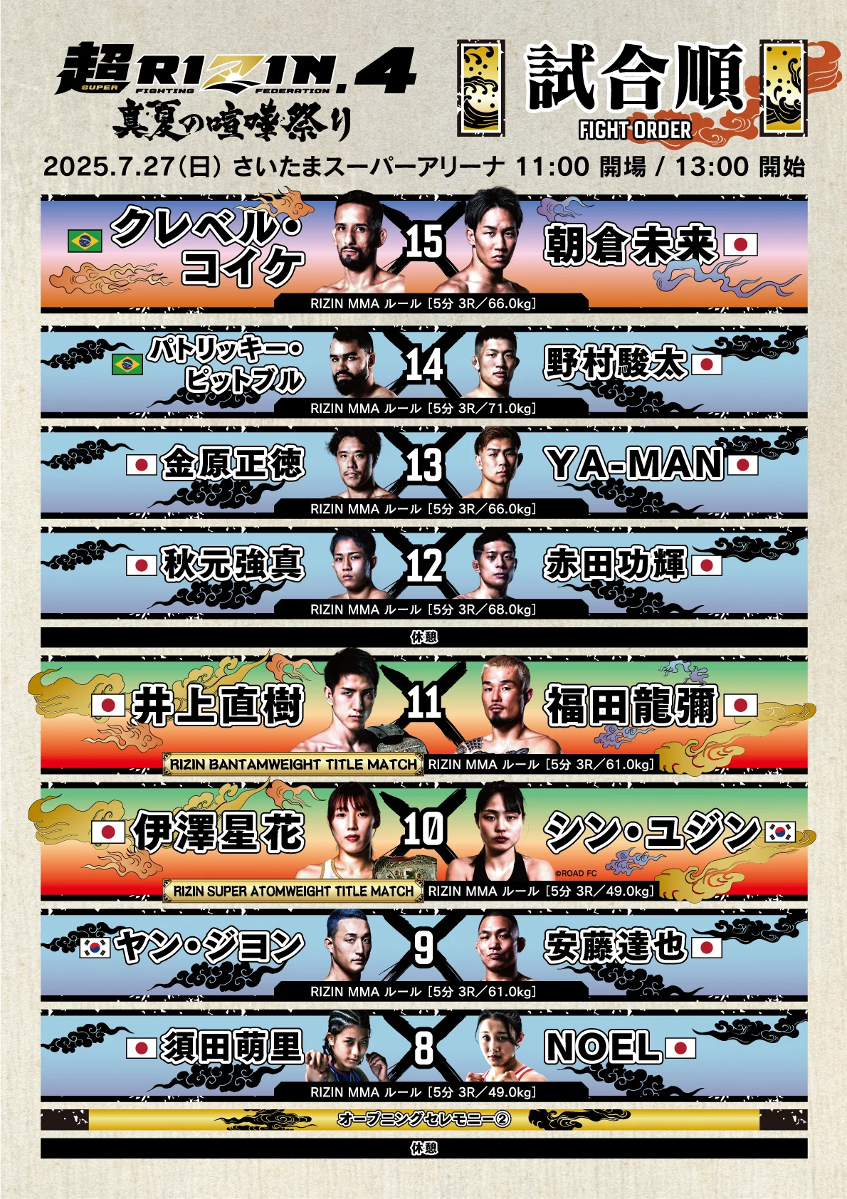 RIZIN FF OFFICIAL on X: 