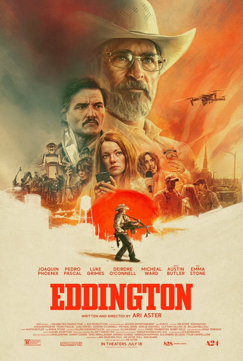 blurayangel's tweet image. #NowWatching Ari Aster’s EDDINGTON (1st viewing, NOT 33rd viewing)