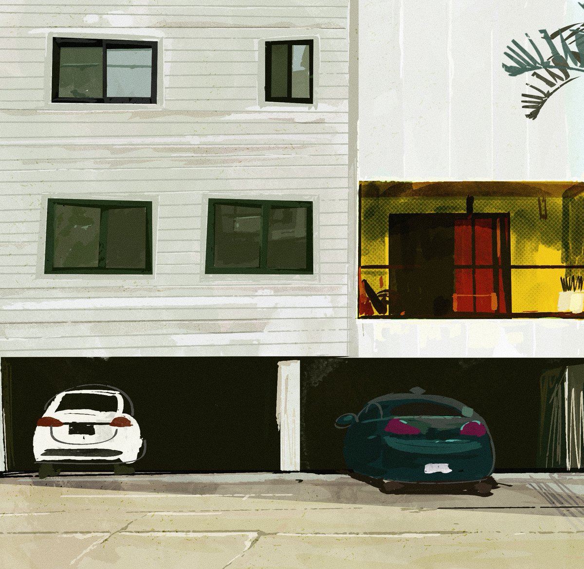 soooookim_'s tweet image. Yellow wall
