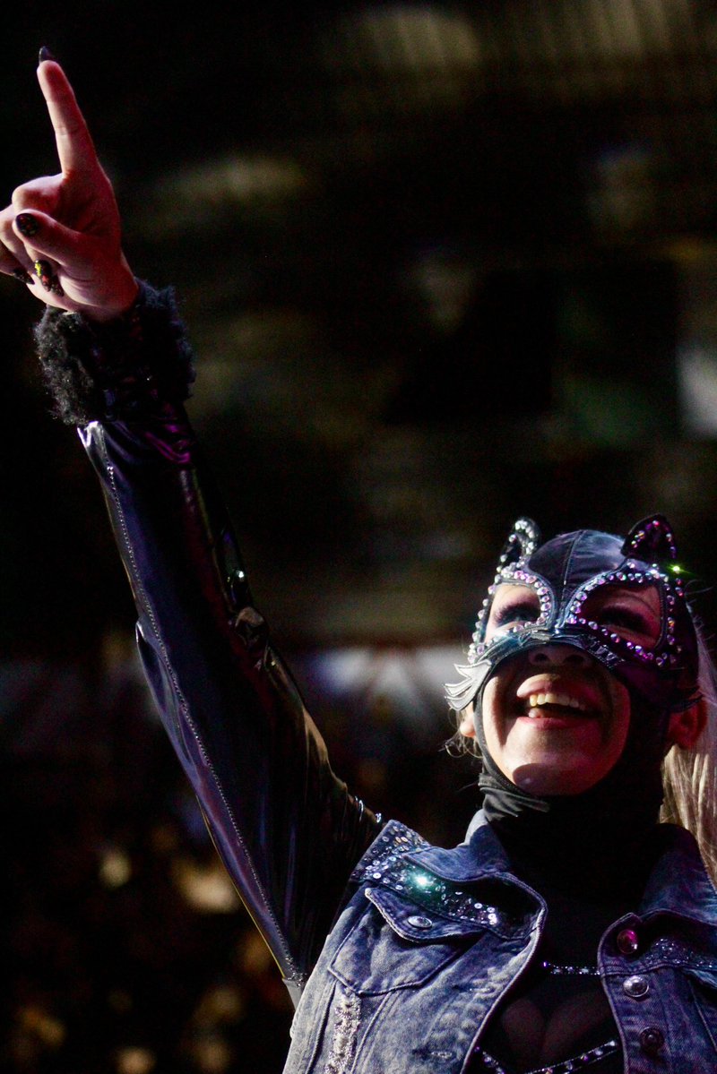 CMLL_OFICIAL's tweet image. Dulce Kitty, Tabata y Magia Azul mostraron coordinación y fuerza para superar a Zorah, Nexy y Candela en la segunda lucha de talento femenil.
#MartesDeGlamourCMLL #CMLL