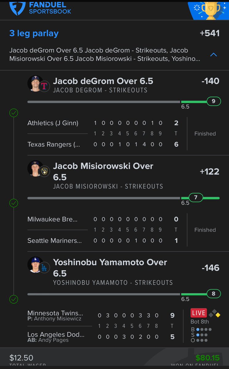 BuddhaCapper's tweet image. What a day. More parlays cashing in late tonight for @ThaLoungeSports 
#DraftKings #fanduel 

+540 ✅
+900 ✅
+2900 ✅ 🤌

whop.com/c/larrys-loung…