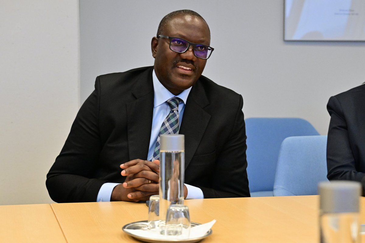 UgandaMFA's tweet image. On July 21st 2025, the PS MoFA @Tybisa met with the DG of @iaeaorg, Rafael Mariano Grossi at his office in Vienna. He was accompanied by Amb. Stephen Mubiru Uganda's Ambassador to Germany who is also accredited to Austria, deputy Head of Mission Amb. Dora Kutesa, Mr. Anthony…