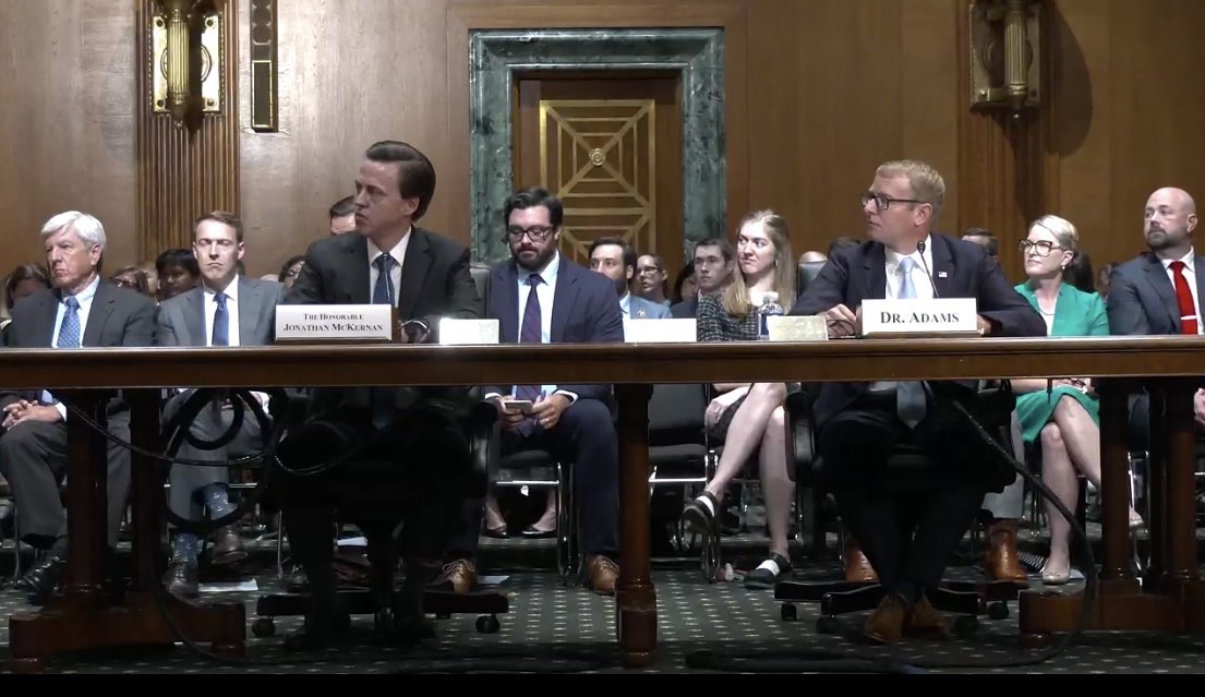 nichols_senator's tweet image. Idaho's very own @alexvanadams in DC for his confirmation. We will certainly miss his leadership as director of Health and Welfare, but know he will do an amazing job for America!