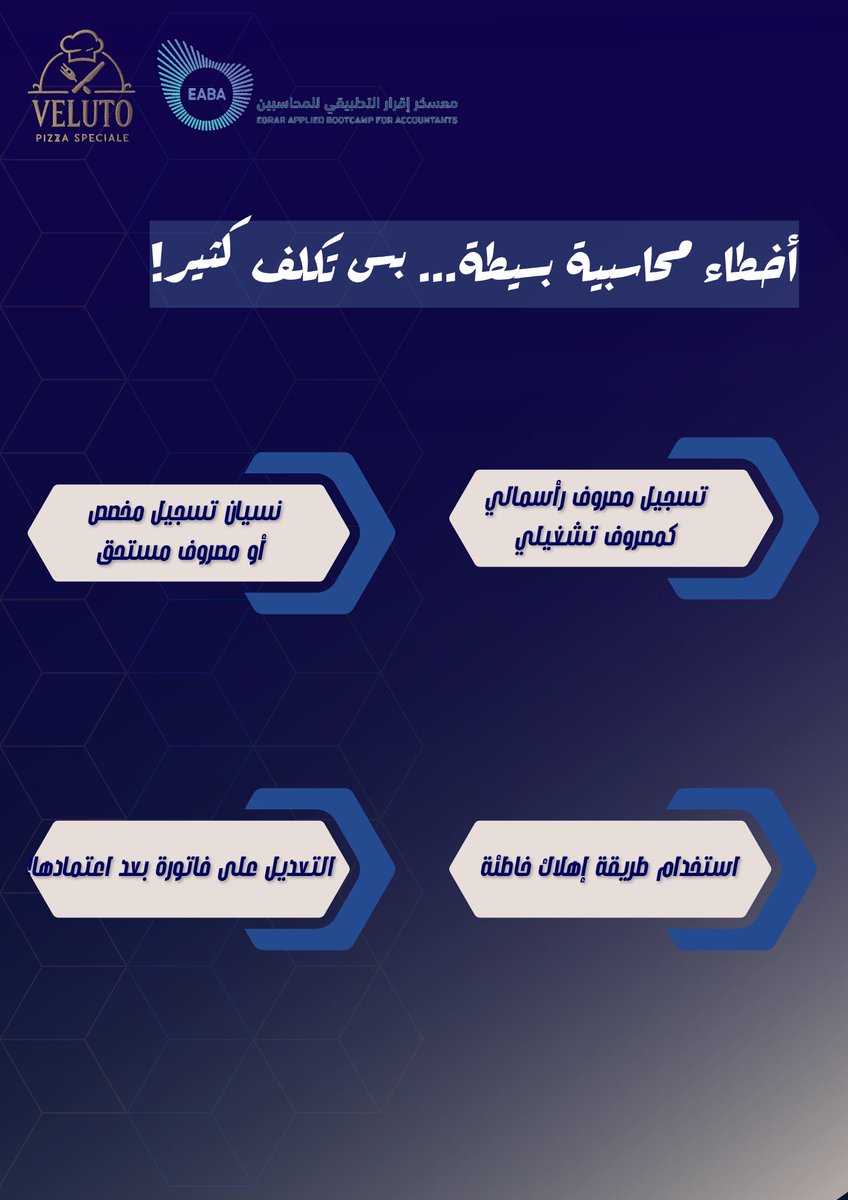 صباح الخير ✨

كل ريال يدخل شركتك له قصة ، إما أصل يضيف قيمة ، أو التزام يأخذ منك. 
المحاسبة تحكي هذه القصة 💰📊.
