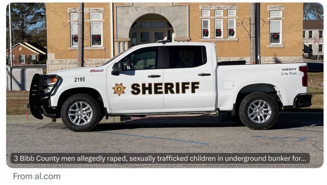 Jere_Memez's tweet image. Six children were allegedly drugged and taken to the bunker, according to Assistant District Attorney Bryan Jones.
Officials say those victims were between 3 and 10 years old.
Investigators say multiple suspects are accused of paying to abuse the children.
Andres…