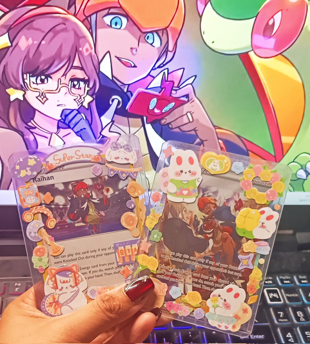 stardaroi's tweet image. 💌🐉⭐ i did some decorating a few days ago !! &lt;3 i love youuu 😚 one day i will own all of his cards!! 💕