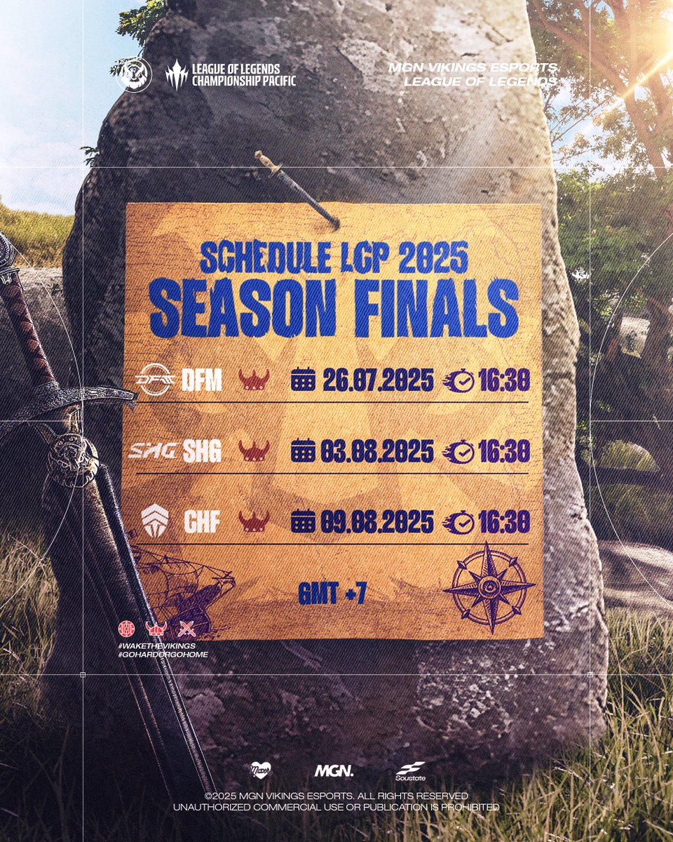 MVKE_VN's tweet image. MVKE begins their LCP Finals 2025 run with matches vs DFM, SHG, and CHF. Each game is a step closer to glory.
#MVKE #WakeTheVikings #GoHardOrGoHome #LoLPacific