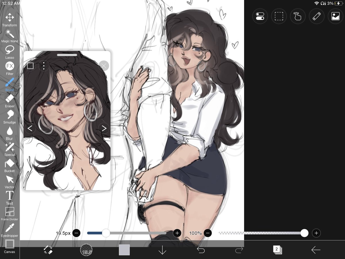 N3ss4bun's tweet image. NEW LADS HUNTER NPC DROP N SHES LOWKEY HOT HELLOOOO?..
Also js rlly a redesign of my first oc LMAO +ft her husband