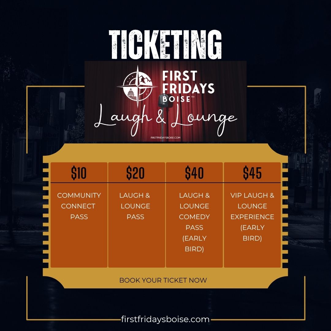 🎟️ From $10 to VIP — which vibe fits you?

Join us Aug 2 for #LaughAndLounge featuring comedian Billy D. Washington! 🍸🎤

Appetizers, drinks &amp; comedy—your call.

🚨 Early Bird ends July 25 — save $5 on select tix!

🎫 Grab yours: firstfridaysboise.com/events

#FirstFridaysBoise