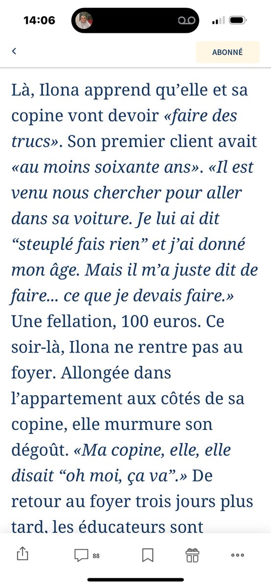 michel_amas's tweet image. Le Figaro me consacre quatre articles de Fond sur une période de trois semaines.
L'un sur moi, puis trois études de fond sur les situations. Le constat est unanime : " les enfants se prostituent parce qu'ils ont été placés".
lefigaro.fr/actualite-fran…