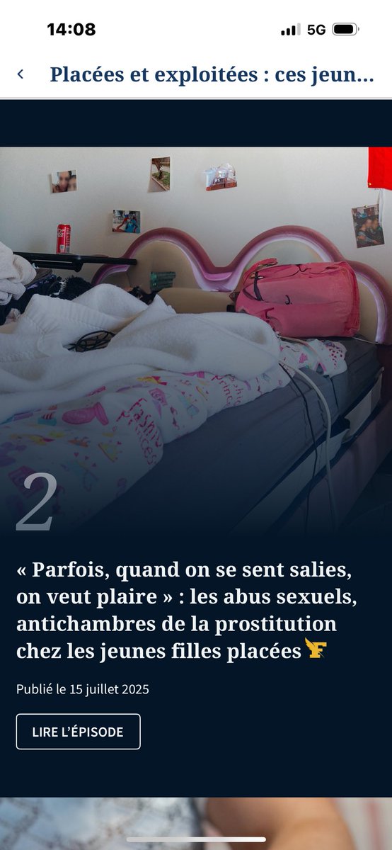 michel_amas's tweet image. Le Figaro me consacre quatre articles de Fond sur une période de trois semaines.
L'un sur moi, puis trois études de fond sur les situations. Le constat est unanime : " les enfants se prostituent parce qu'ils ont été placés".
lefigaro.fr/actualite-fran…