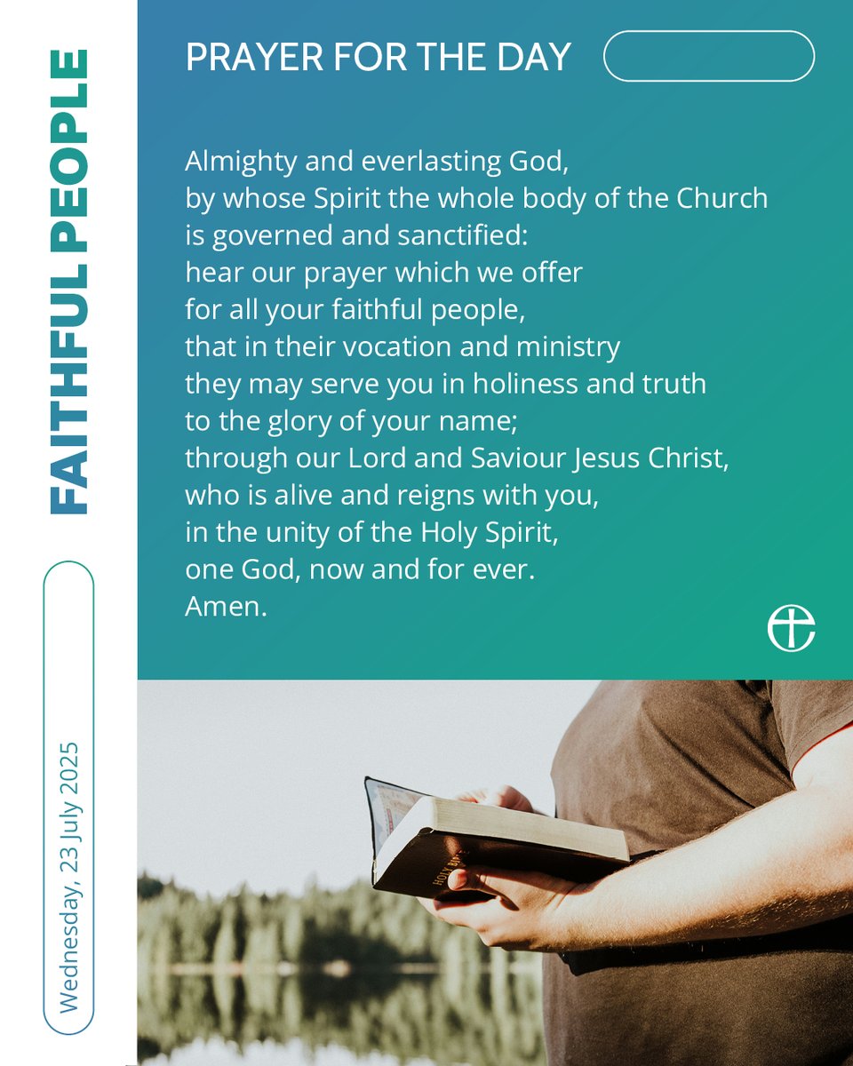 churchofengland's tweet image. Have you prayed using the audio version of today's prayer?
Go to cofe.io/TodaysPrayer to learn more.
