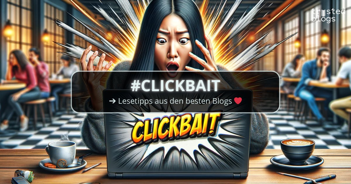 Entdecke die Welt des #Clickbaits: Erkennungsmerkmale, Einsatz im #Marketing und kritische Betrachtung. Bleibe mit unseren neuesten Blogposts informiert!

Hier: trusted-blogs.com/rec/clickbait-…

Wir lieben #Blogs ❤️