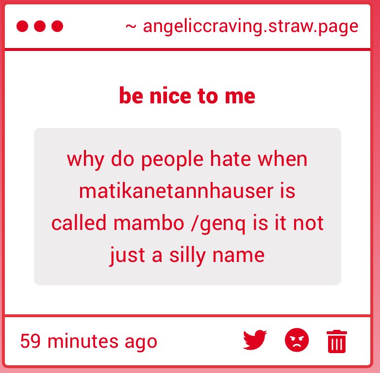 umagirlslover's tweet image. I personally don’t care and find it fine, but a lot of the community went through a phase of calling her that and then half the community suddenly decided it was unfunny and turning her character into a joke. in the end it’s not that serious so you can call her what you want