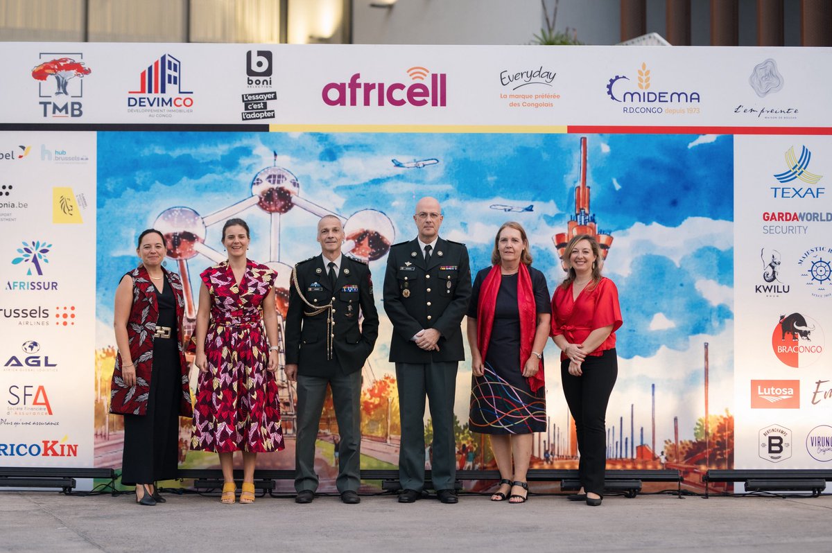 BelgiqueRDCongo's tweet image. 🇧🇪🥂 Dank aan alle Belgen en vrienden van België die aanwezig waren op onze receptie voor de nationale feestdag. Dankzij jullie én onze sponsors werd het een onvergetelijke avond! ✨
Tot volgend jaar!
📸 Meer foto’s volgen (Facebook/Whatsapp)!