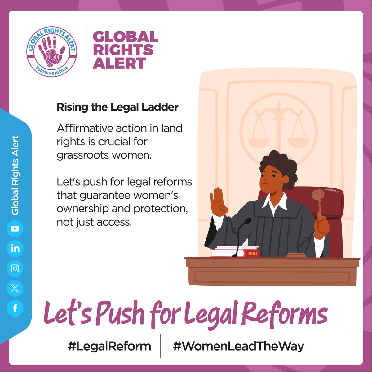 graUganda's tweet image. #HerLandHerVoice
Article 32 of the Ugandan Constitution provides for affirmative action for groups disadvantaged based on gender, age, and ethnicity among others and Article 33 guarantees the rights of women.
𝘐𝘮𝘢𝘨𝘪𝘯𝘦 𝘢 𝘳𝘶𝘳𝘢𝘭 𝘸𝘰𝘮𝘢𝘯 𝘢𝘯𝘥 𝘮𝘰𝘵𝘩𝘦𝘳 𝘰𝘧…