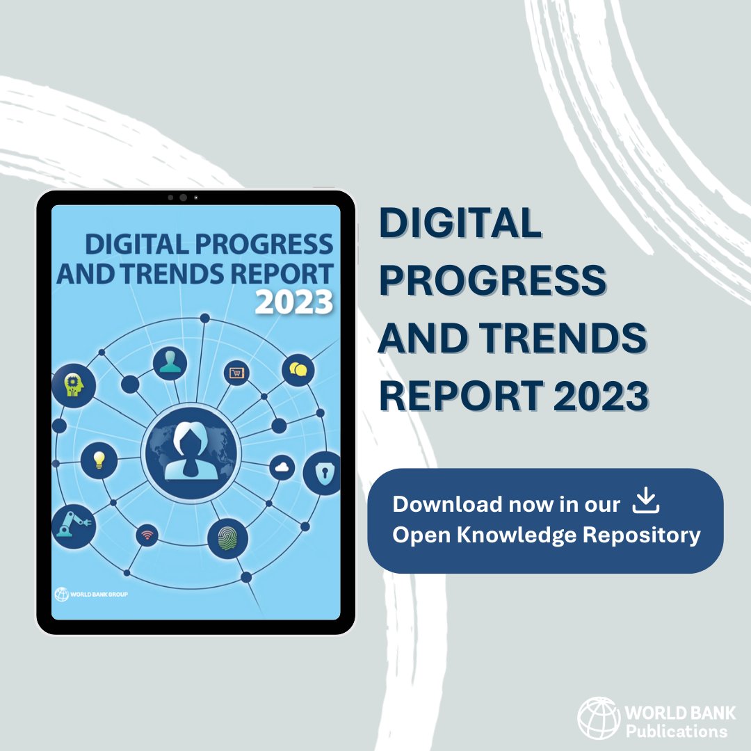 As digitalization accelerates, so does the need for inclusive access, affordability &amp; safe usage.  

Discover key insights on global digital trends &amp; what's needed to tackle uneven progress worldwide: wrld.bg/aZ0k50QT9M8

#WBGDigitalProgress
