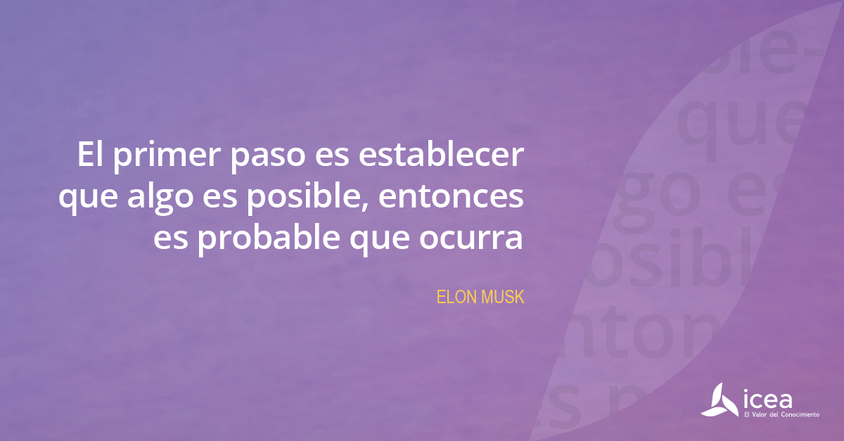 #Felizmiercoles "El primer paso es establecer que algo es posible, entonces es probable que ocurra"