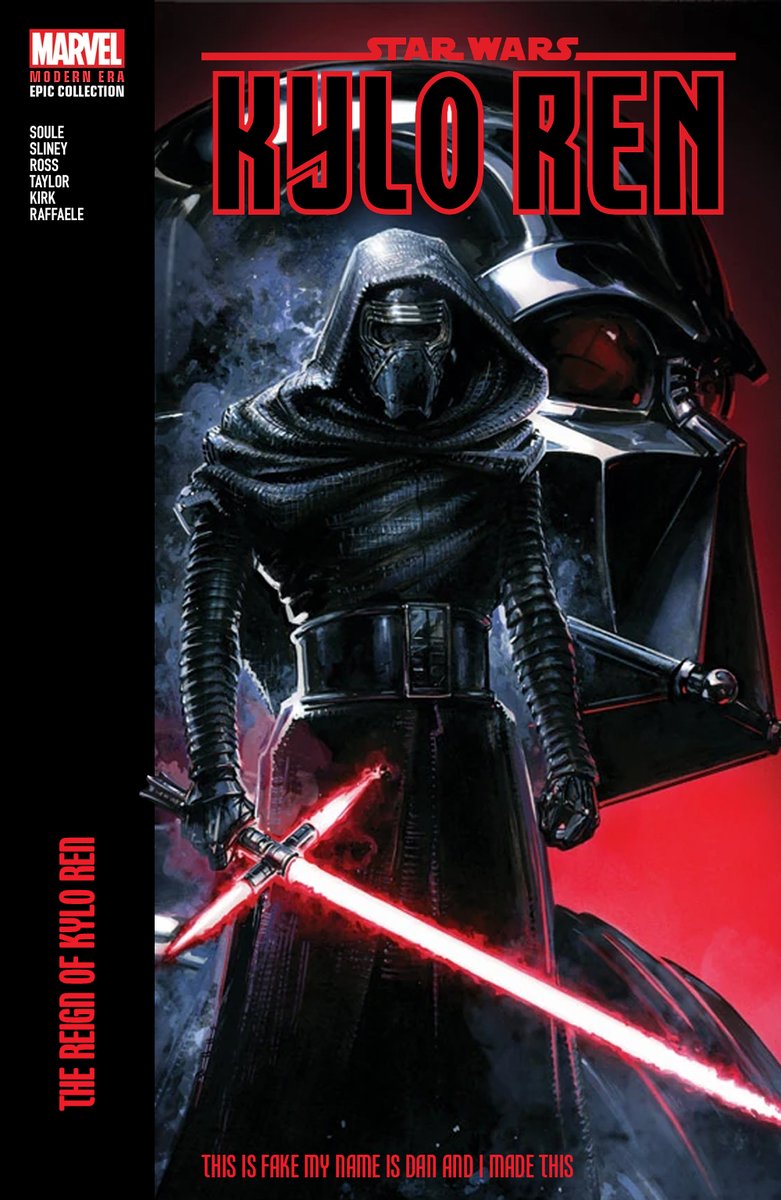 SCentralized's tweet image. Just made this fake Kylo Ren modern era epic collection cover for fun. A man can dream.