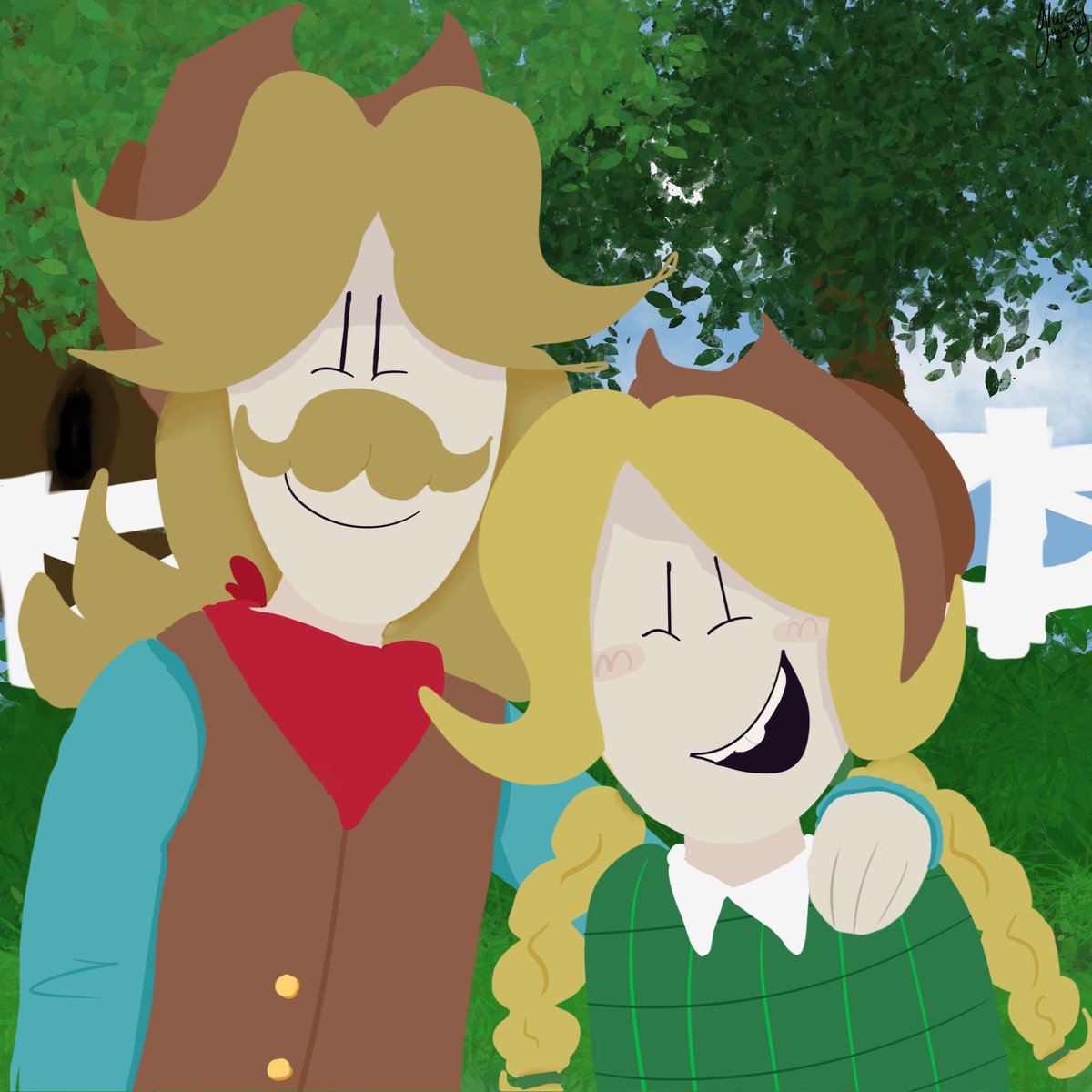 HandHeldGlue830's tweet image. Sheriff is Scout’s foster dad! Hope nothing bad happens to them.. 🤔
I wanted to try the portrait style and I think it actually came out good !!
#spookymonth #spookymonthoc