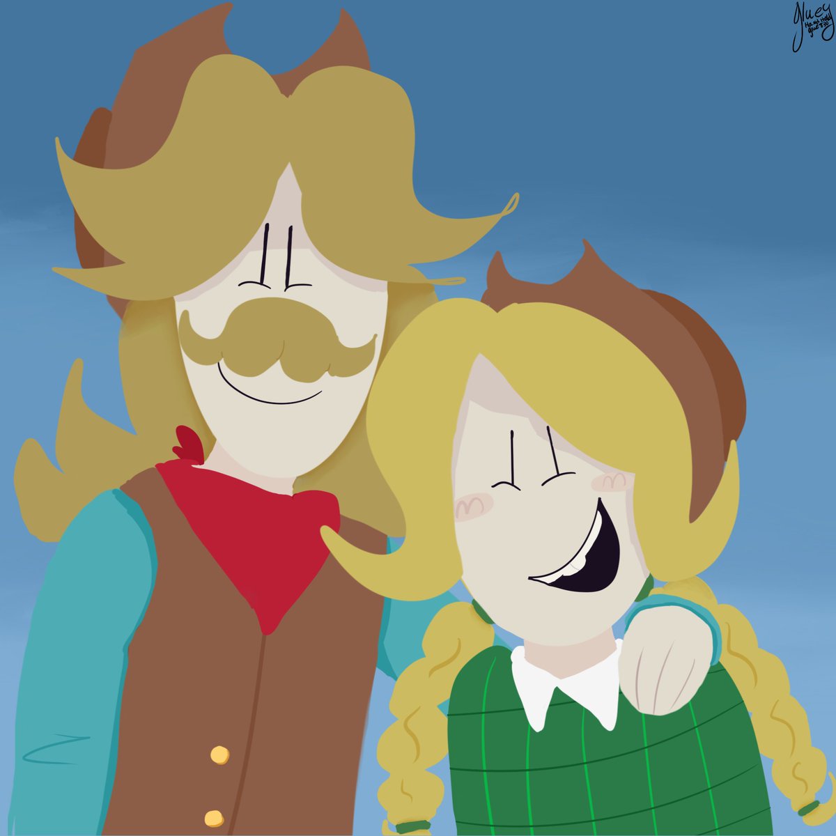 HandHeldGlue830's tweet image. Sheriff is Scout’s foster dad! Hope nothing bad happens to them.. 🤔
I wanted to try the portrait style and I think it actually came out good !!
#spookymonth #spookymonthoc