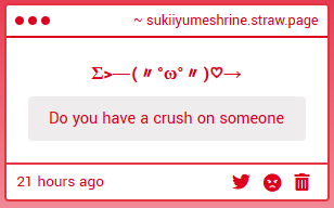 SURVIVALC00KING's tweet image. ? im curious as to what prompted this question, anon.. you must be aware that i'm already dating rio (/HJ)
but if i'm being genuine, then maybe. perhaps? i'm really bad with labelling my feelings as platonic or romantic IRL and i'm admittedly too busy surviving school to answer!