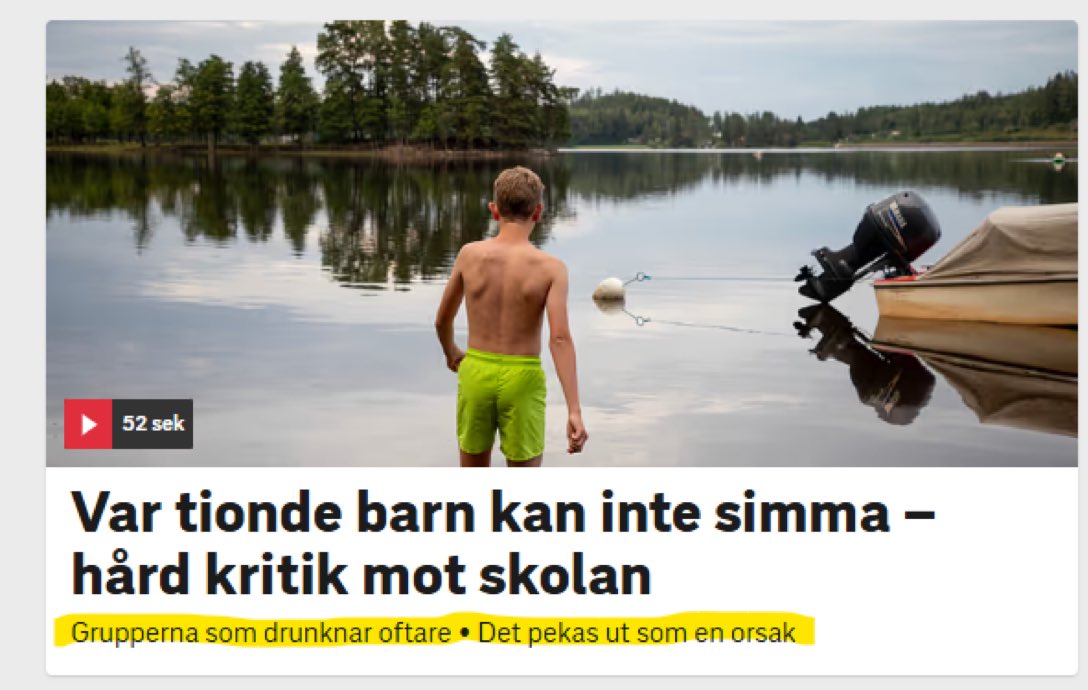 LtTorstenson's tweet image. Drunknar dom i grupp?
Kan man drunkna mer än en gång?
Finns det bara en orsak?
Så många frågor på bara en rad text…..