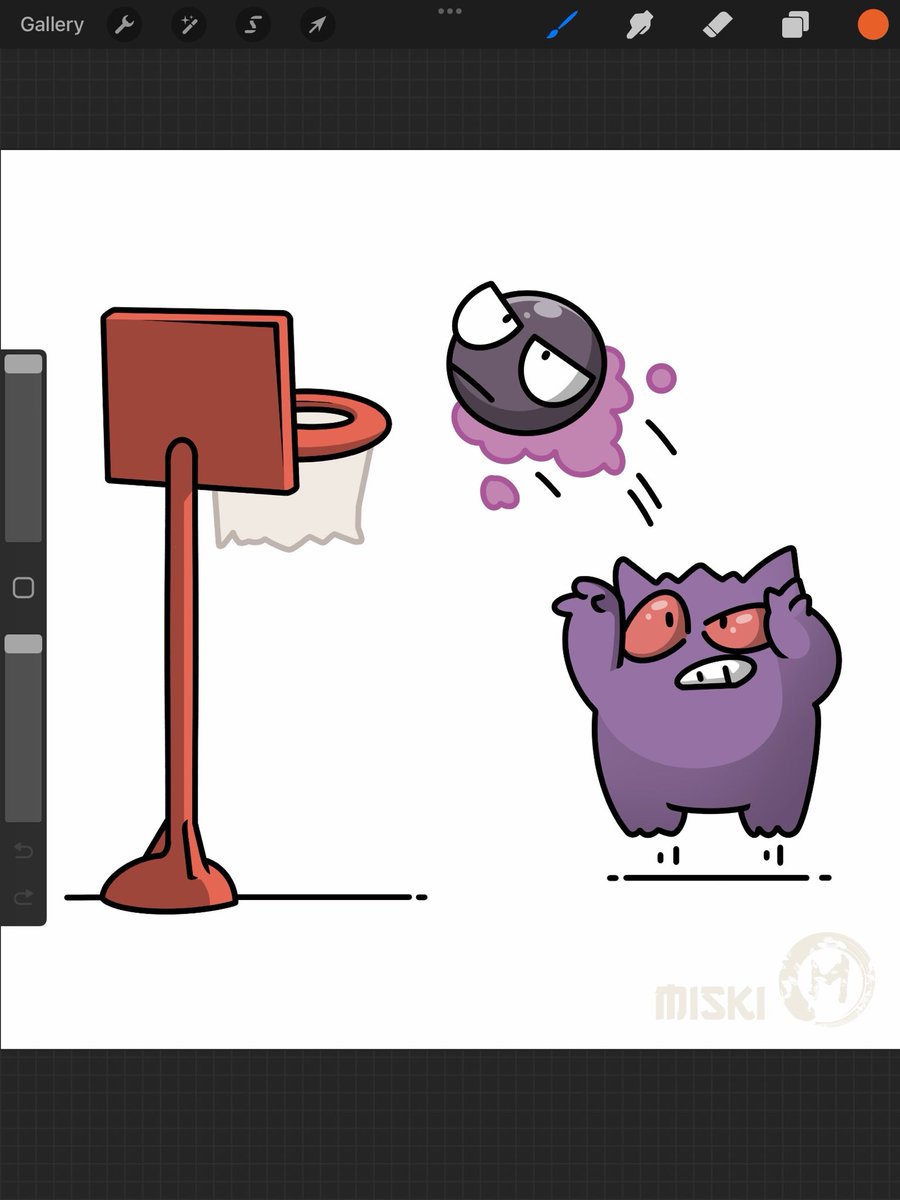 Recently made some Pokemon fan art ！