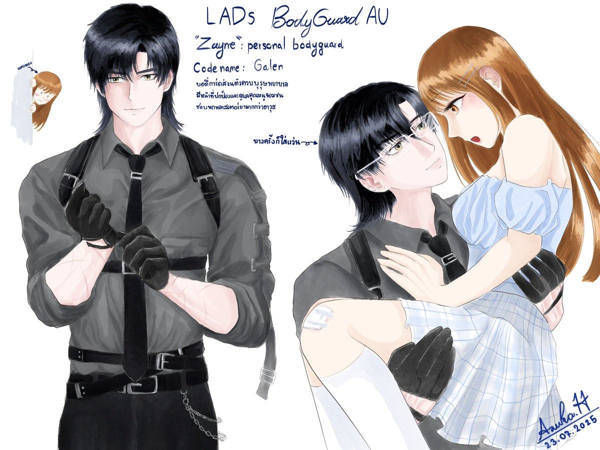 AsukasangBerve's tweet image. เมื่อคุณหมอเซย์น(Galen)ต้องมาเป็นบอดี้การ์ด
#Zayne #LoveandDeepspace