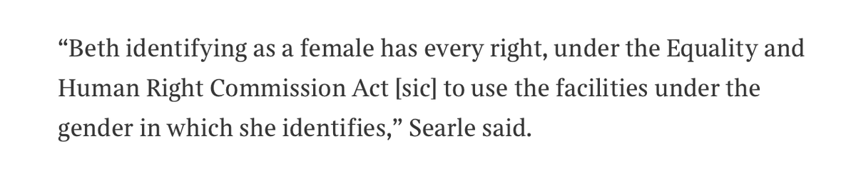 anyabike's tweet image. Wait til the Supreme Court realise they missed the Equality and Human Rights Commission Act. thetimes.com/article/3bc4f0…