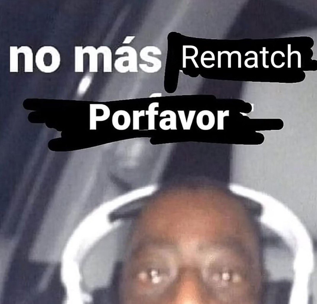 DrexFred17's tweet image. El 99% de la comunidad: 

(Yo no apoyo, más rematch por favor)