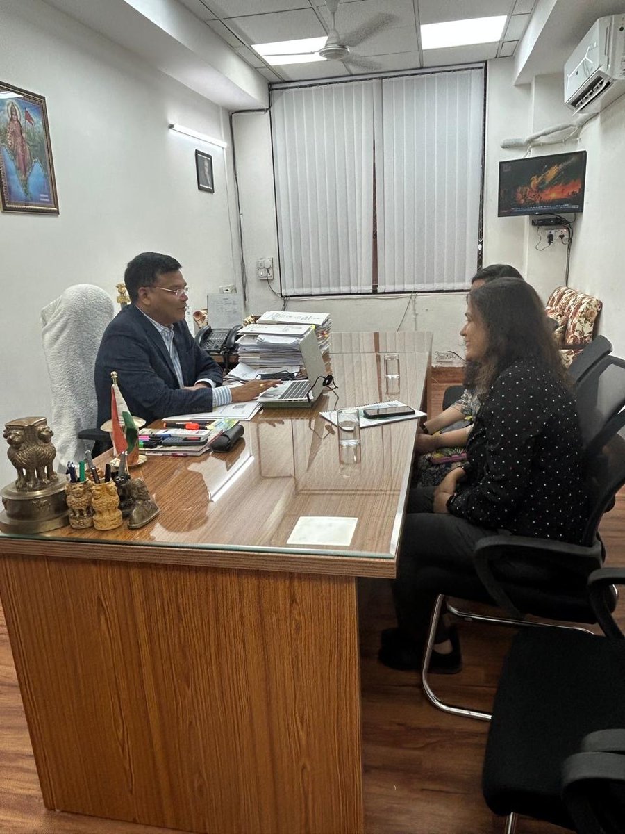 Kubernein's tweet image. We were honored to present our report & findings to Shri. N Ashok Babu @irsashok, Director of the National Water Mission under Ministry of Jal Shakti @DoWRRDGR_MoJS, Government of India.
Our report on Water Governance, draws from India’s historic & current practices- deeply…