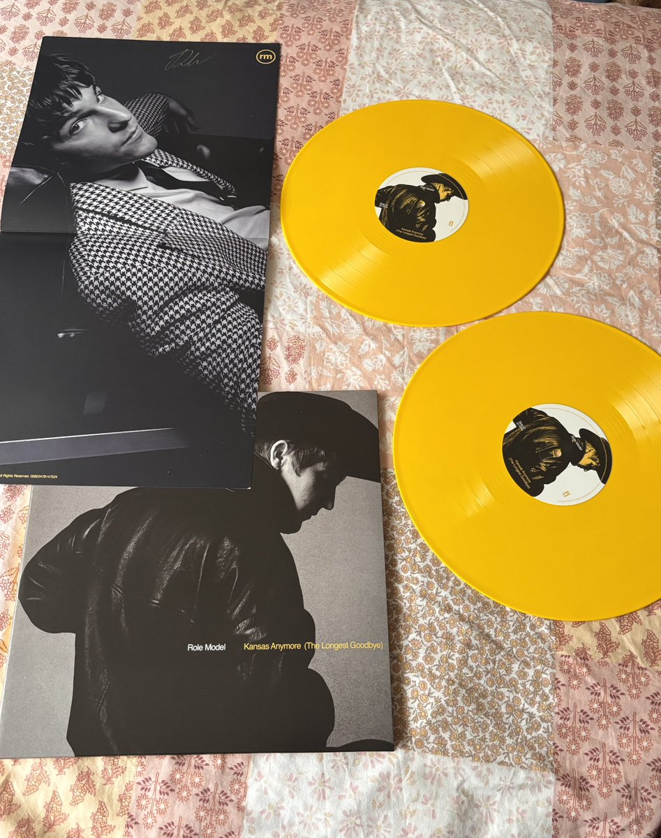 voidmccartney's tweet image. So happy to come home from work and see my Kansas Anymore (The Longest Goodbye) record had been delivered! 🤍 @rolemodel