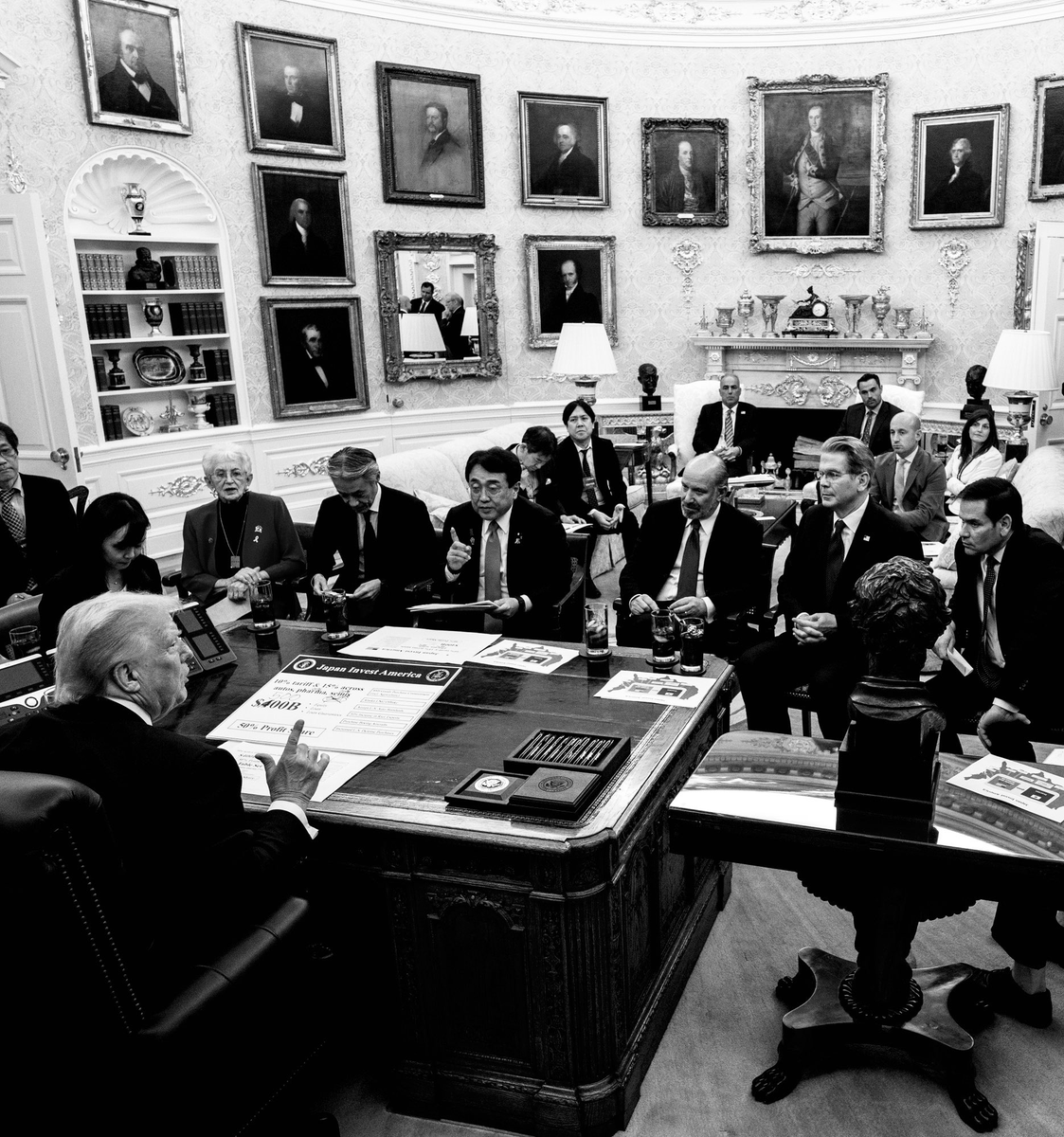 martytaka777's tweet photo. 当初は米国への4000億ドル（利益50%）の投資で合意する予定だったが、交渉で無能赤沢が大失敗し、5500億ドル（米国の利益90%）になったようだ。赤沢は説明すべき。 https://t.co/Pei0UyxZ7A