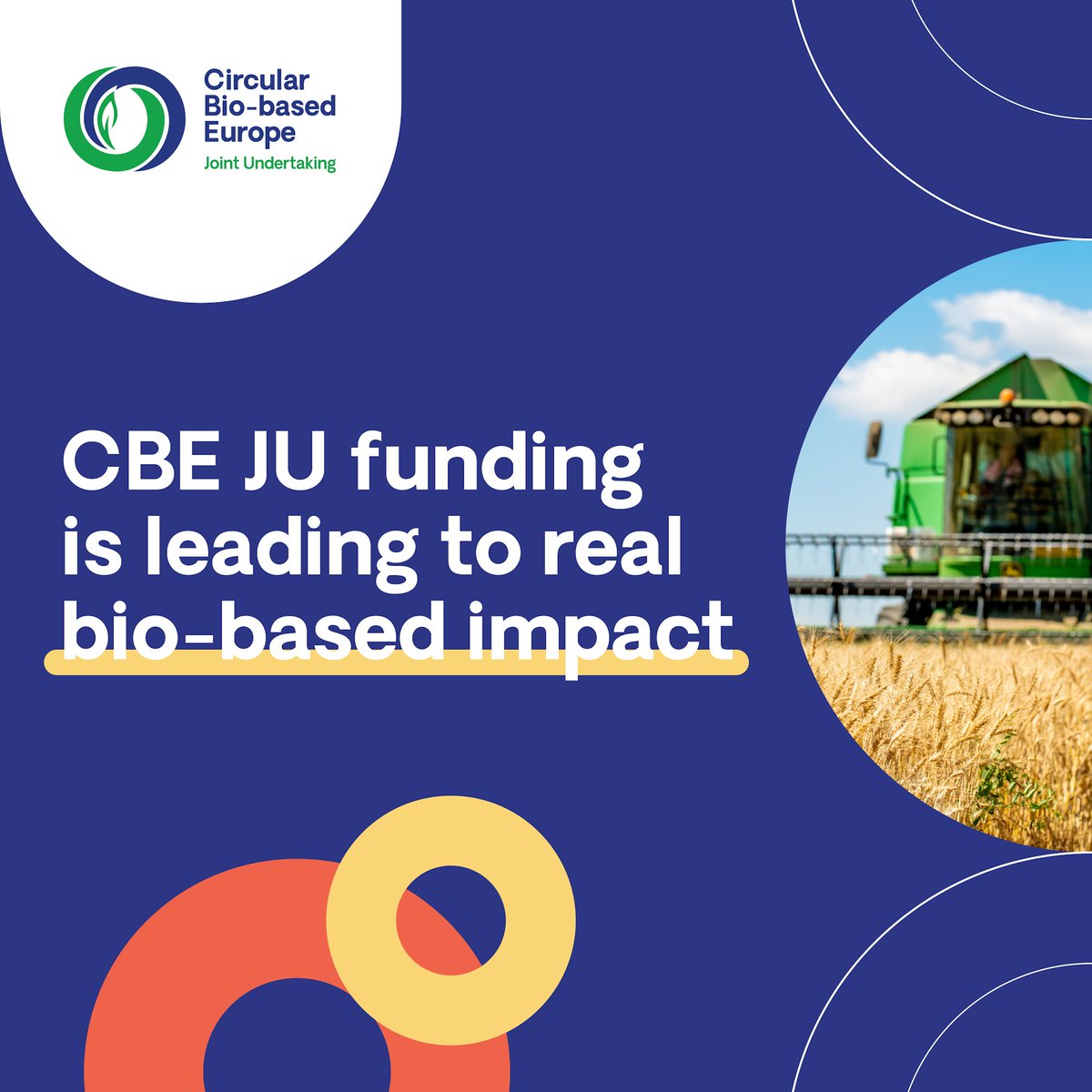 CBE_JU's tweet image. 📢 New publication alert - CBE JU’s contribution to building a competitive bioeconomy for a sustainable future.
Since 2014, CBE JU has invested €1.3 billion in 220 projects, enabling the deployment of #biobased solutions at scale.
cbe.europa.eu/news/unlocking…
