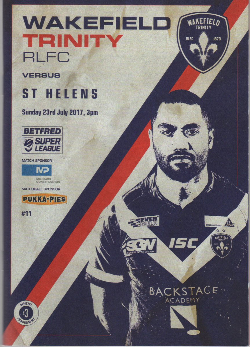 TrinityHeritage's tweet image. 📌 On This Day in History:
🗓️ 23rd July 2017
🏉 Wakefield Trinity 16 St. Helens 41
🏆 Super League
👨👨👧👧 5,824 at Belle Vue
Just don’t lose by 15 points or more and we’re in the top four … but we did ‘a Trinity’ and were hammered by 41-16 slipping outside that top four … it had…