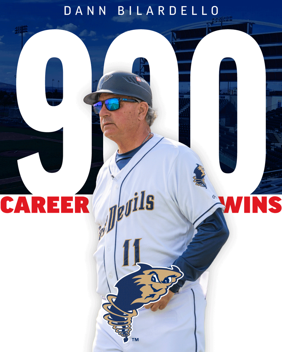 TC_DustDevils's tweet image. Final from Hillsboro:
@TC_DustDevils 12, @hillsborohops 7.
Congratulations to our skipper Dann Bilardello on his 900th career managerial win!