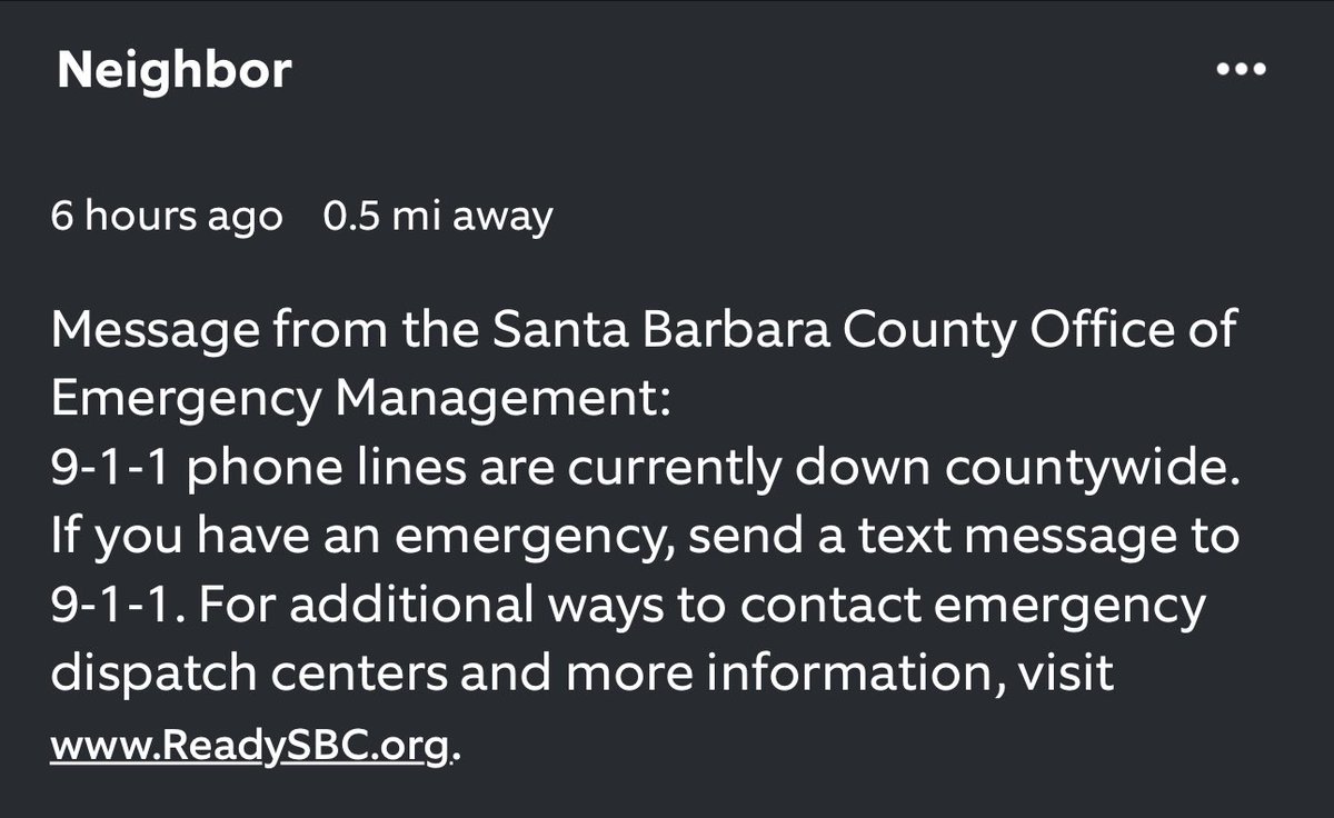 JoshuaZermeno's tweet image. Today in California:
✅ Massive power outage
✅ SpaceX cancels Falcon 9 launch due to “airspace concerns”
✅ FAA grounds Santa Barbara airport flights
✅ 911 phone lines down
✅ Cell/Internet service down
A stark reminder of our over-reliance on a fragile electrical grid