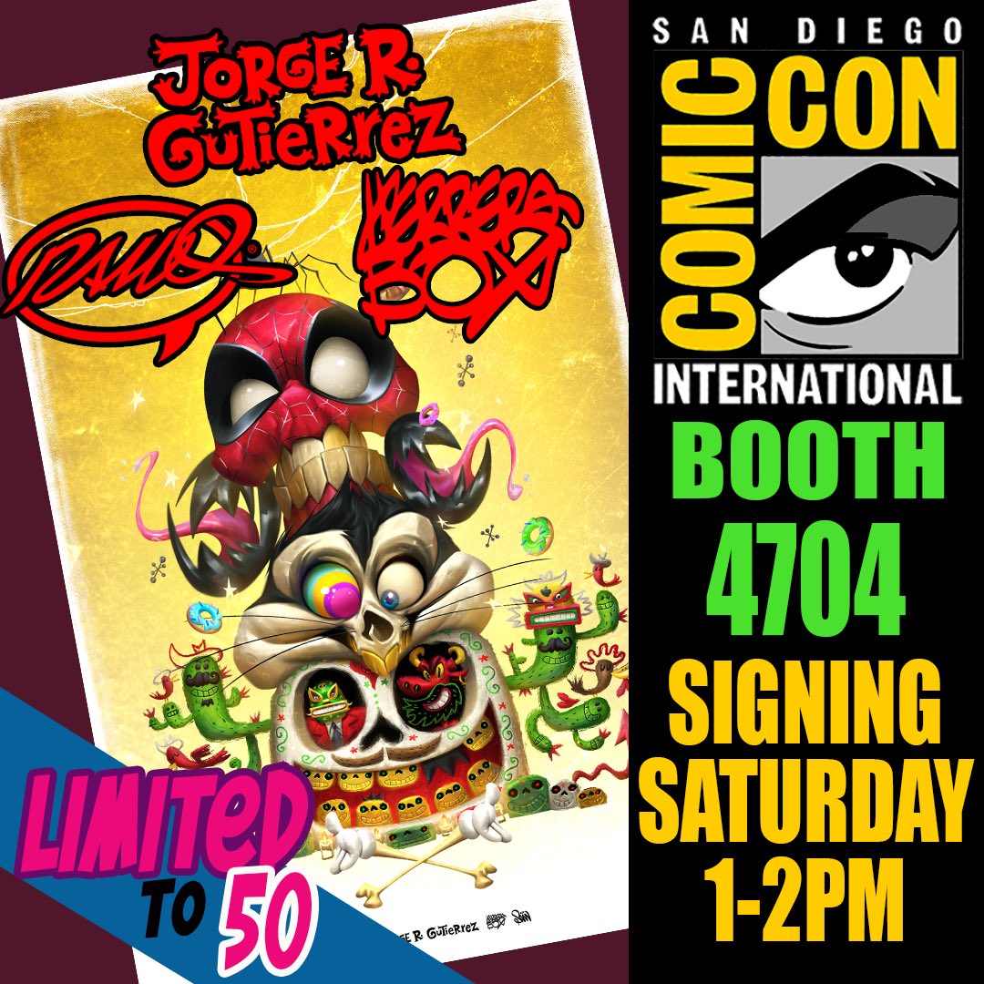 mexopolis's tweet image. first time ever I’ll be “signing” for “$” at a “booth” at “ComicCon”! Let’s see how it goes.
#whore-hey