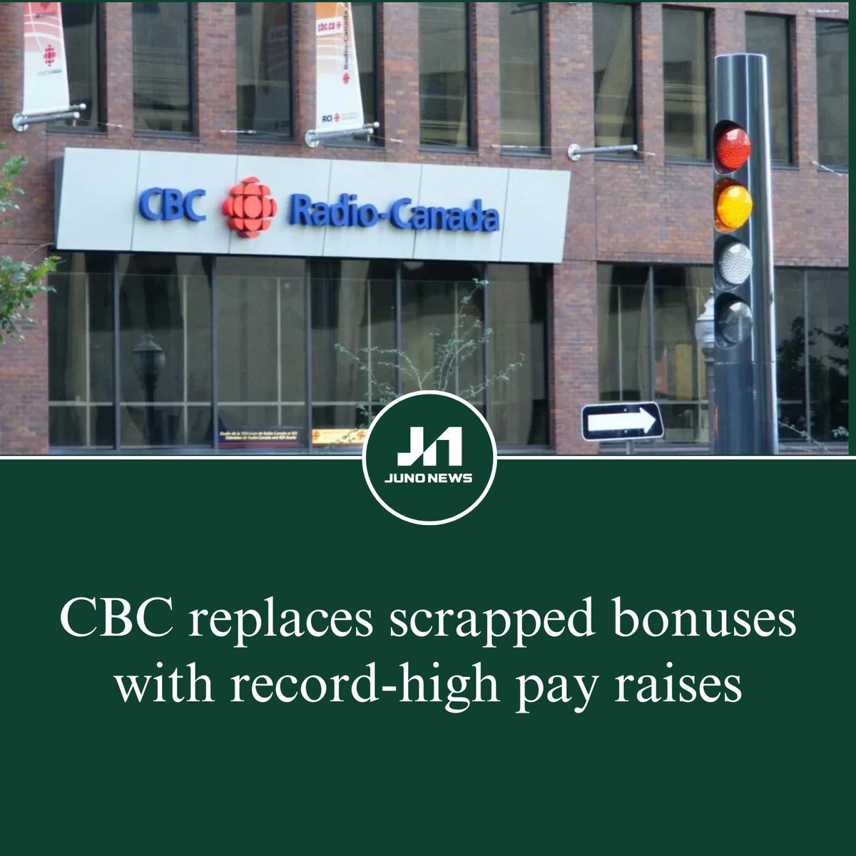 junonewscom's tweet image. Despite public outcry that led the CBC to claim it had cancelled taxpayer-funded bonuses, in their stead, the public broadcaster proceeded to distribute generous pay raises to employees in 2024-25.
Read more: junonews.com/p/cbc-replaces…