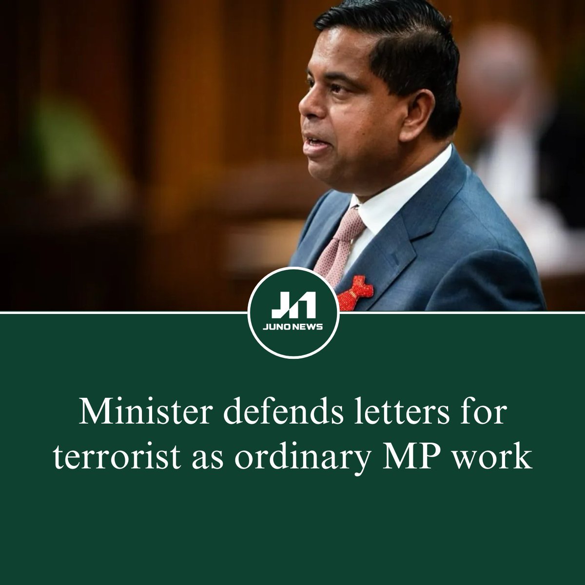 junonewscom's tweet image. In defence of his actions, Liberal Public Safety Minister Gary Anandasangaree says he was just doing his job as a Member of Parliament when he previously wrote immigration pleas on behalf of an accused terrorist.
Read more: junonews.com/p/minister-def…