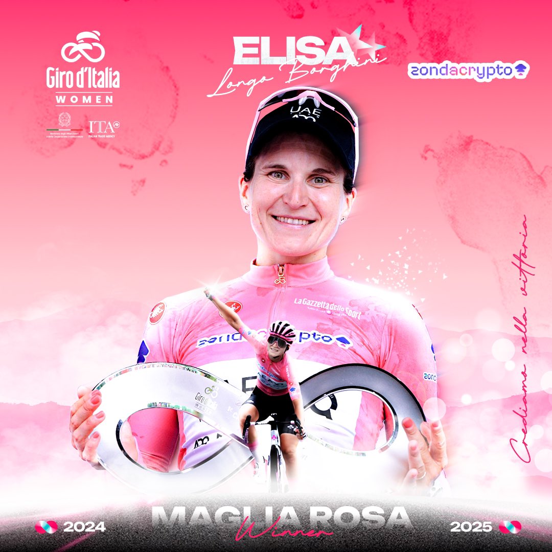 girowomen's tweet image. Leading the peloton. Simply the strongest out there ๐ฉท
.
La leader del gruppo. Semplicemente la piรน forte ๐ฉท
๐จ #kilzroom
#GirodItaliaWomen #WonderfulWomen #WOW | @castellicycling @zondacrypto @zondacryptoITA