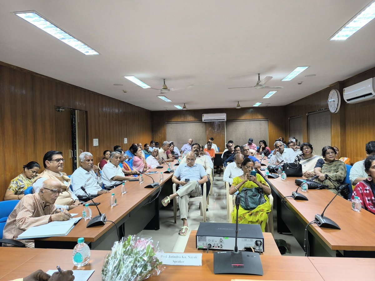 IN_Archives's tweet image. #NAI shares highlights from the 16th Monthly Talk Programme on "Intimate Strangers: The contribution of ‘Outsiders’ to the Odisha Society and culture " by by Prof. Jatindra Kumar Nayak, Former Professor, P.G. Department of English, Utkal University, 22nd July 2025 at 5:00 pm.