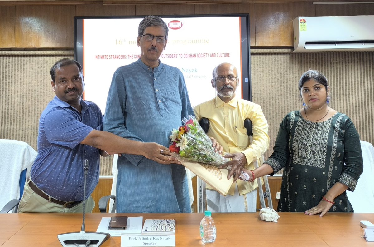 IN_Archives's tweet image. #NAI shares highlights from the 16th Monthly Talk Programme on "Intimate Strangers: The contribution of ‘Outsiders’ to the Odisha Society and culture " by by Prof. Jatindra Kumar Nayak, Former Professor, P.G. Department of English, Utkal University, 22nd July 2025 at 5:00 pm.