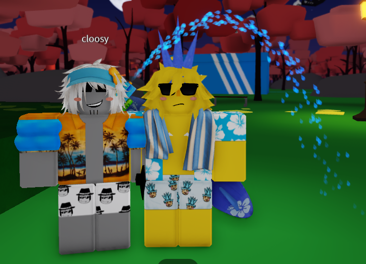 prideTrapped's tweet image. matching summer #ichance cosplays with the wife :D