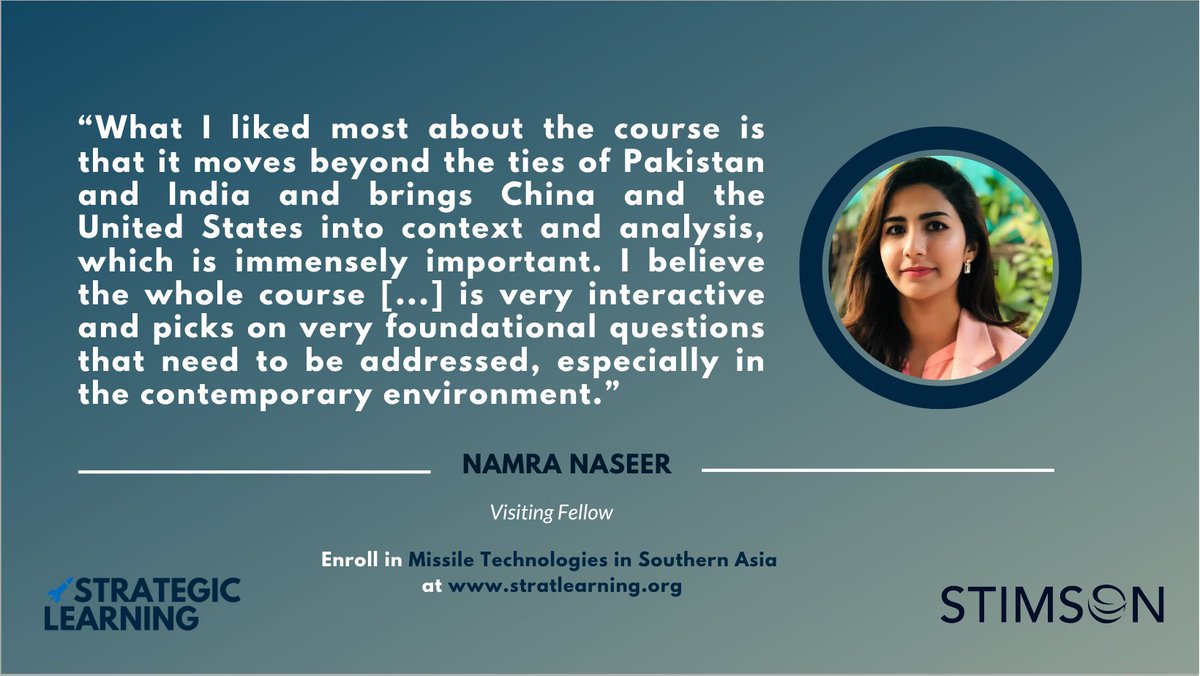 stratlearning's tweet image. Visiting Fellow @namrathisside shares why Missile Technologies in Southern Asia stands out—offering interactive content and deep analysis that brings China, the U.S., and foundational security questions into focus.