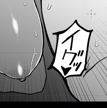 素材ペタッ
🤔「……」
カキカキ
😊「!」 