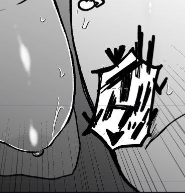 素材ペタッ
🤔「……」
カキカキ
😊「!」 