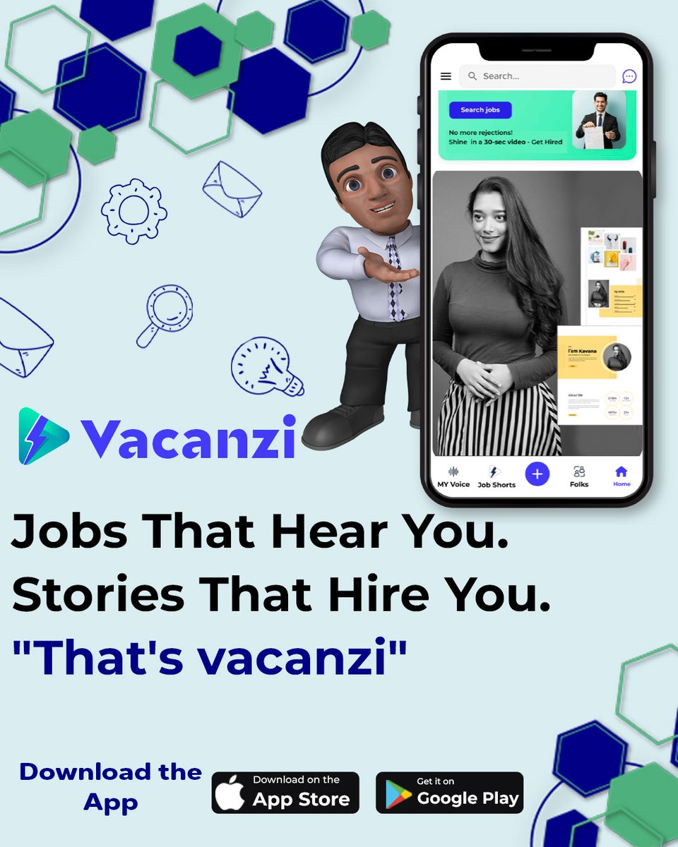vacanzi102's tweet image. No more boring resumes. No more ghosting.  

Vacanzi lets you speak your story, not just type it. 
🎤 Record.  
✨ Stand out.  
🎯 Get hired.  
Because your voice deserves to be heard. Vacanzi – Where jobs meet your vibe.   
#Vacanzi  #JobSearch2025  #GetHiredFast #SmartHiring